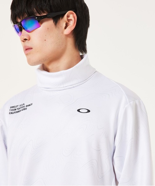 OAKLEY(オークリー)の「【最新】 オークリー OAKLEY ELEVATION TURTLE/ポロシャツ/ゴルフメンズコレクション/OAKLEY(その他トップス・メンズ・ホワイト系その他/ブルー系その他・XL/L/M/S)」の2枚目の写真