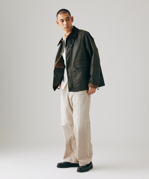 Barbour（バブアー）の「Barbour / バブアー 別注 スペイジャケット コンビ（その他アウター・メンズ・ブラウン/カーキ・LARGE/MEDIUM/SMALL）」の6枚目の写真