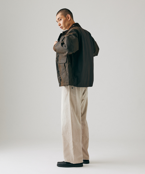 Barbour（バブアー）の「Barbour / バブアー 別注 スペイジャケット コンビ（その他アウター・メンズ・ブラウン/カーキ・LARGE/MEDIUM/SMALL）」の7枚目の写真