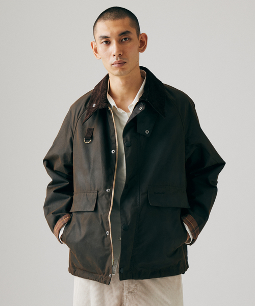 Barbour（バブアー）の「Barbour / バブアー 別注 スペイジャケット コンビ（その他アウター・メンズ・ブラウン/カーキ・LARGE/MEDIUM/SMALL）」の9枚目の写真