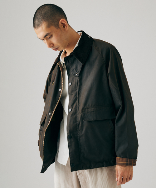 Barbour（バブアー）の「Barbour / バブアー 別注 スペイジャケット コンビ（その他アウター・メンズ・ブラウン/カーキ・LARGE/MEDIUM/SMALL）」の11枚目の写真