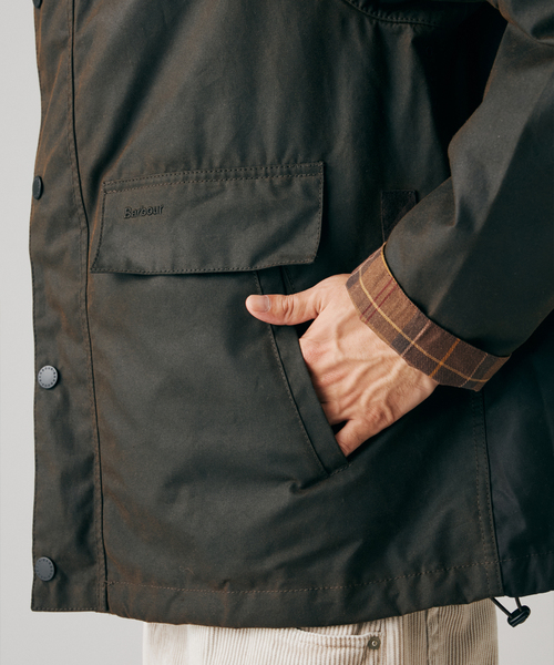 Barbour（バブアー）の「Barbour / バブアー 別注 スペイジャケット コンビ（その他アウター・メンズ・ブラウン/カーキ・LARGE/MEDIUM/SMALL）」の18枚目の写真