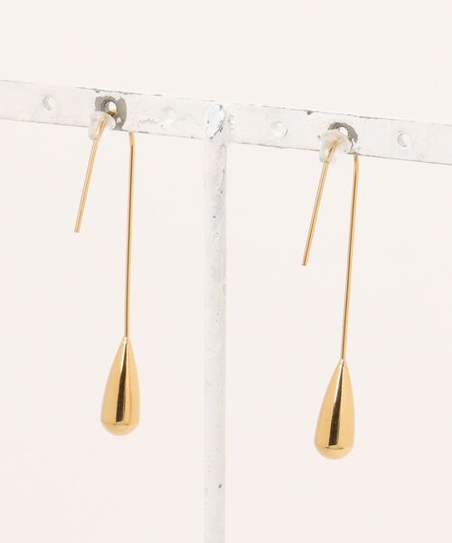 kiehtova（キエトヴァ）の「【kiehtova】DEW SHAPE LONG PIERCE/デュー シェイプ ロング ピアス KT41（ピアス（両耳用）・レディース・シルバー/ゴールド・FREE）」の8枚目の写真