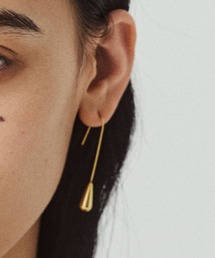 【kiehtova】DEW SHAPE LONG PIERCE/デュー シェイプ ロング ピアス KT41