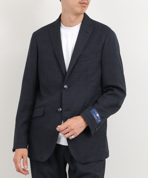 NOLLEY’S（ノーリーズ）の「《ビジカジ/セットアップ対応》CARREMAN JK 26AW（テーラードジャケット・メンズ・ネイビー/チャコールグレー・XL/L/M/S）」の3枚目の写真
