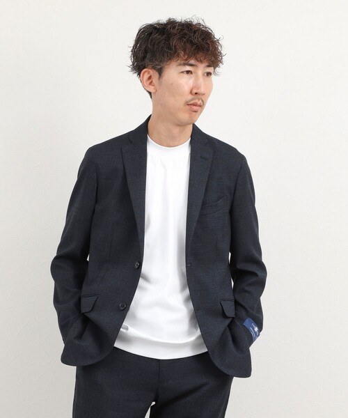 NOLLEY’S（ノーリーズ）の「《ビジカジ/セットアップ対応》CARREMAN JK 26AW（テーラードジャケット・メンズ・ネイビー/チャコールグレー・XL/L/M/S）」の7枚目の写真