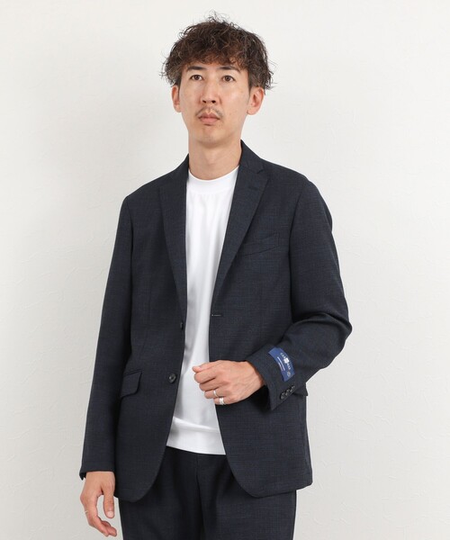 NOLLEY’S（ノーリーズ）の「《ビジカジ/セットアップ対応》CARREMAN JK 26AW（テーラードジャケット・メンズ・ネイビー/チャコールグレー・XL/L/M/S）」の8枚目の写真