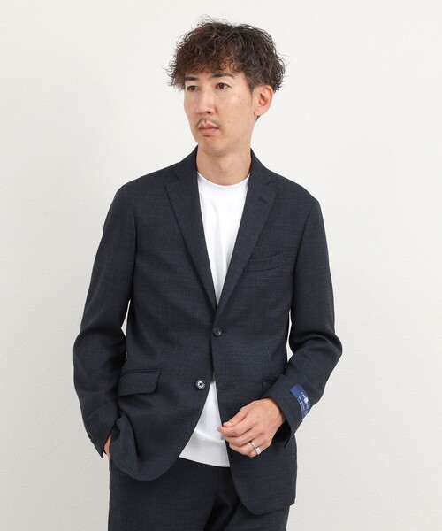 NOLLEY’S（ノーリーズ）の「《ビジカジ/セットアップ対応》CARREMAN JK 26AW（テーラードジャケット・メンズ・ネイビー/チャコールグレー・XL/L/M/S）」の9枚目の写真