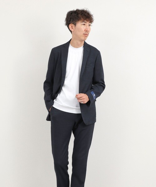 NOLLEY’S（ノーリーズ）の「《ビジカジ/セットアップ対応》CARREMAN JK 26AW（テーラードジャケット・メンズ・ネイビー/チャコールグレー・XL/L/M/S）」の10枚目の写真