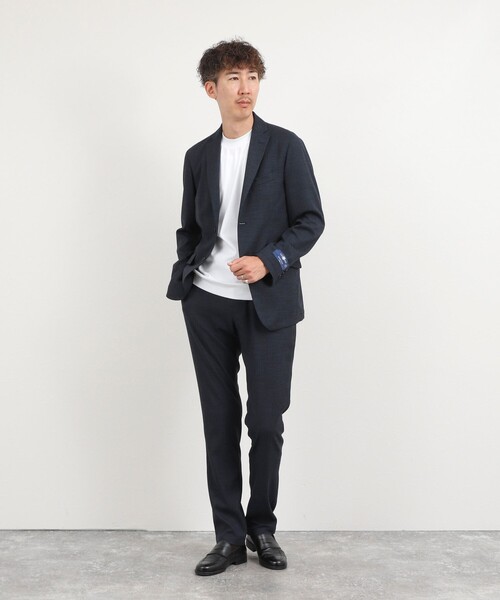 NOLLEY’S（ノーリーズ）の「《ビジカジ/セットアップ対応》CARREMAN JK 26AW（テーラードジャケット・メンズ・ネイビー/チャコールグレー・XL/L/M/S）」の12枚目の写真