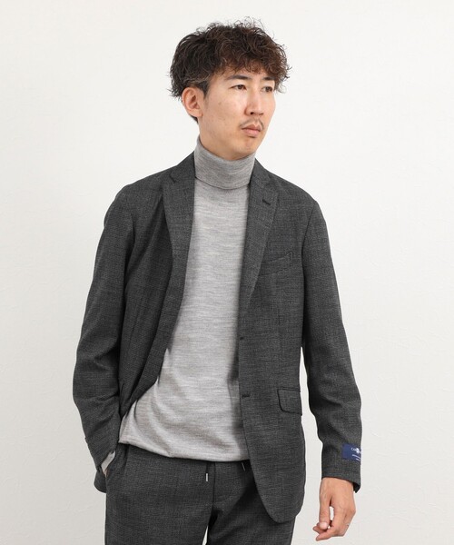 NOLLEY’S（ノーリーズ）の「《ビジカジ/セットアップ対応》CARREMAN JK 26AW（テーラードジャケット・メンズ・ネイビー/チャコールグレー・XL/L/M/S）」の19枚目の写真