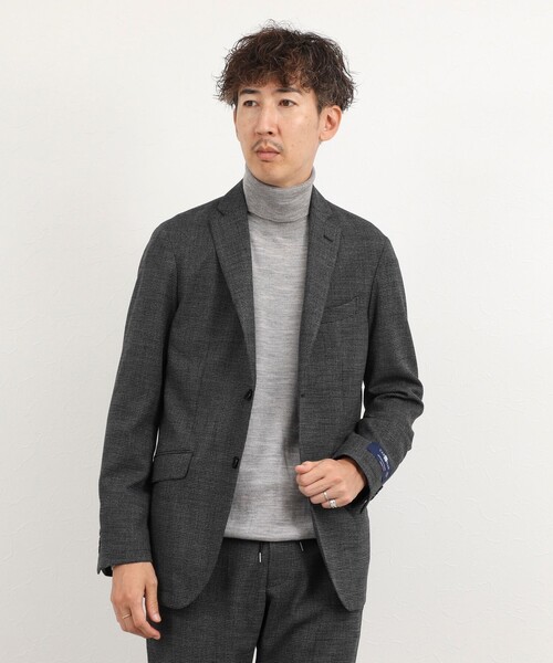 NOLLEY’S（ノーリーズ）の「《ビジカジ/セットアップ対応》CARREMAN JK 26AW（テーラードジャケット・メンズ・ネイビー/チャコールグレー・XL/L/M/S）」の20枚目の写真