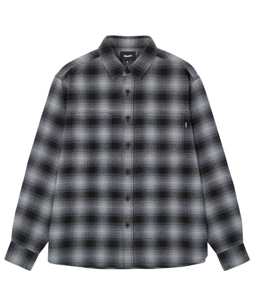 HUF(ハフ)の「GEARY FLANNEL LS SHIRT(シャツ/ブラウス・メンズ・ブラック/グリーン・S/L/M/XL)」の6枚目の写真