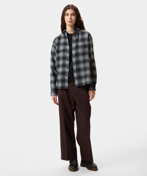 HUF(ハフ)の「GEARY FLANNEL LS SHIRT(シャツ/ブラウス・メンズ・ブラック/グリーン・S/L/M/XL)」の14枚目の写真
