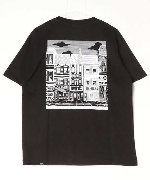 FTC（エフティーシー）の「THE BLOCK TEE Artwork by Mike Giant（Tシャツ/カットソー・メンズ・ブラウン/ブラック/ホワイト・MEDIUM/LARGE/X-LARGE）」の5枚目の写真
