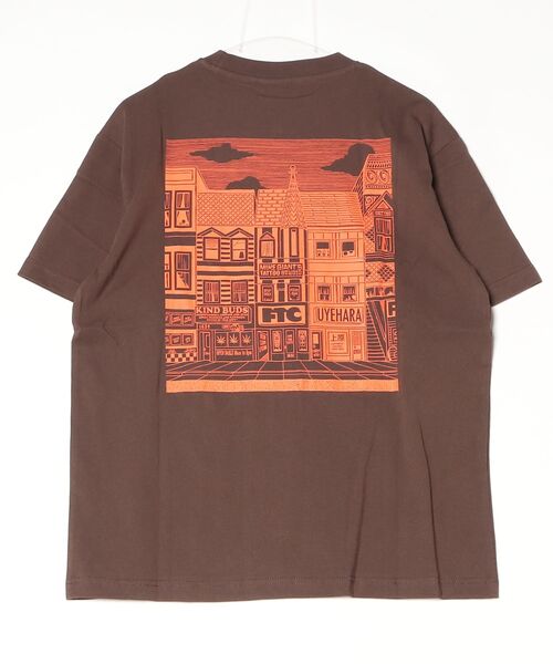 FTC（エフティーシー）の「THE BLOCK TEE Artwork by Mike Giant（Tシャツ/カットソー・メンズ・ブラウン/ブラック/ホワイト・MEDIUM/LARGE/X-LARGE）」の6枚目の写真