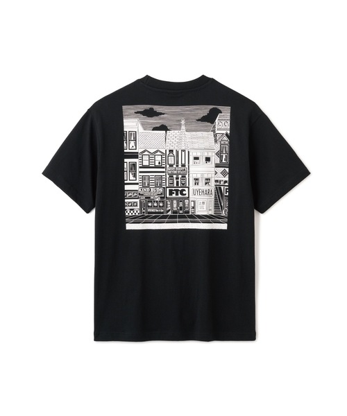 FTC（エフティーシー）の「THE BLOCK TEE Artwork by Mike Giant（Tシャツ/カットソー・メンズ・ブラウン/ブラック/ホワイト・MEDIUM/LARGE/X-LARGE）」の2枚目の写真