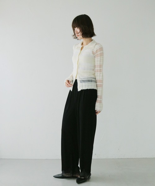 cheriella(シェリエラ)の「【cheriella】ベロアレースパンツ VELOUR LACE PANTS(その他パンツ・レディース・ブラウン/ブラック・FREE)」の22枚目の写真