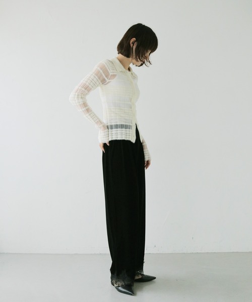 cheriella(シェリエラ)の「【cheriella】ベロアレースパンツ VELOUR LACE PANTS(その他パンツ・レディース・ブラウン/ブラック・FREE)」の19枚目の写真