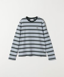 LACOSTE:〈洗濯機可能〉マルチ ボーダーロングスリーブ TEE