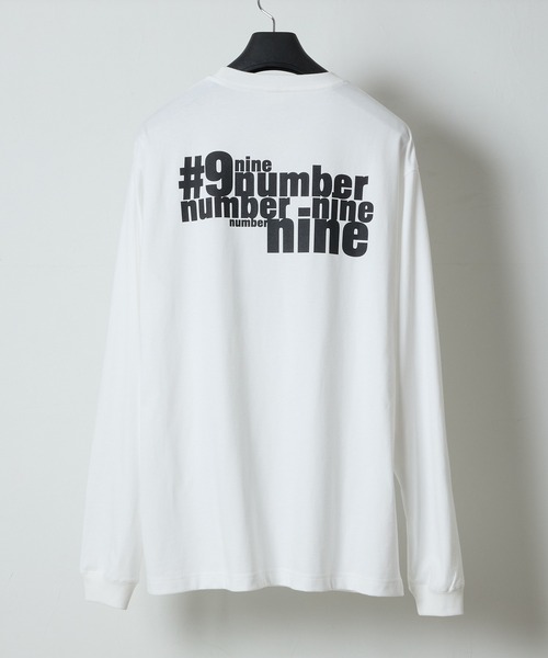 N(N) number nine PRINTED CLASSIC L/S T-SHIRT / ナンバーナイン