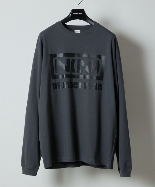 N(N) number nine PRINTED CLASSIC L/S T-SHIRT / ナンバーナイン