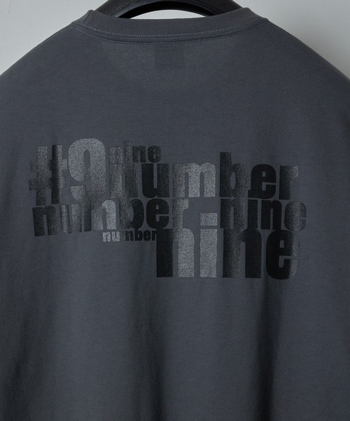 N(N) number nine PRINTED CLASSIC L/S T-SHIRT / ナンバーナイン