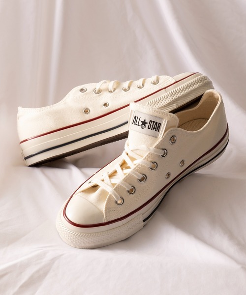 CONVERSE(コンバース)の「【CONVERSE】ALL STAR US OX(スニーカー・メンズ・ホワイト/ブラック・6.5/9.5/9/8.5/8/7.5/7)」の1枚目の写真