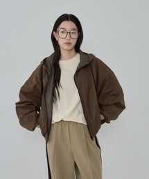 ツイルフーディブルゾン