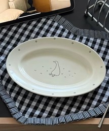 Made in I(���C�h�C���A�C)��Goose oval plate(�H��)