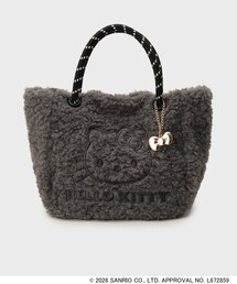 ハローキティコラボ（ハローキティコラボ）の「◆【HELLO KITTY＆TINY CHUM】ロープ調ハンドルボアミニトート（トートバッグ）」