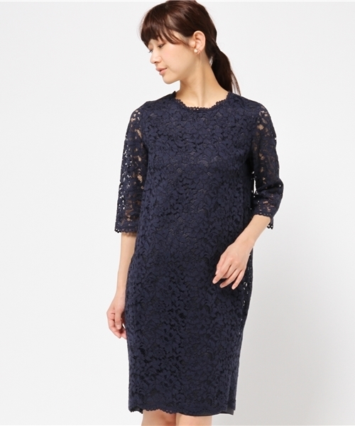 ships little black（シップスリトルブラック）の「FLICKA:レース7分袖