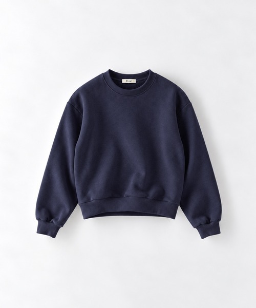 CANAL JEAN(キャナルジーン)の「El mar ベーシックトレーナー 裏毛(スウェット・レディース・オートミール/ネイビー/グレー・ONE SIZE)」の1枚目の写真