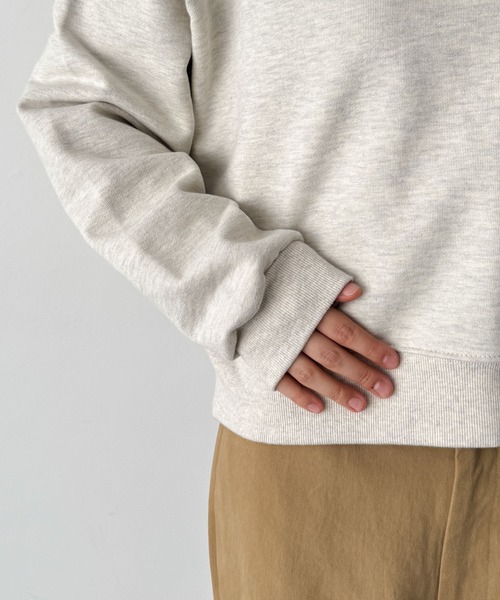 CANAL JEAN(キャナルジーン)の「El mar ベーシックトレーナー 裏毛(スウェット・レディース・オートミール/ネイビー/グレー・ONE SIZE)」の20枚目の写真