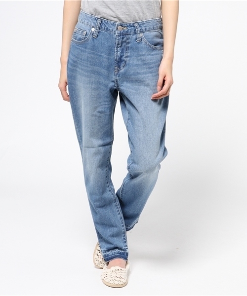 archives（アルシーヴ）の「裾ほどきデニムパンツ（デニムパンツ・レディース・ロイヤルブルー/ブルー・SMALL/MEDIUM）」の2枚目の写真