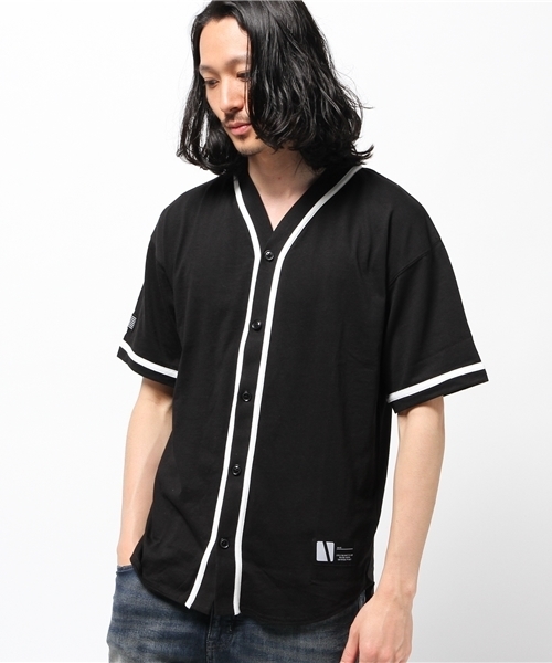 WEGO(ウィゴー)の「WEGO/カットベースボールシャツ(シャツ/ブラウス・メンズ・ホワイト系その他/レッド/ブラック/ブラック系その他/その他1/ネイビー/ホワイト/グリーン・LARGE/MEDIUM)」の18枚目の写真