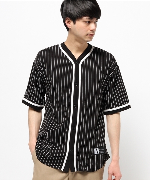 WEGO(ウィゴー)の「WEGO/カットベースボールシャツ(シャツ/ブラウス・メンズ・ホワイト系その他/レッド/ブラック/ブラック系その他/その他1/ネイビー/ホワイト/グリーン・LARGE/MEDIUM)」の19枚目の写真