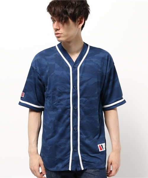 WEGO(ウィゴー)の「WEGO/カットベースボールシャツ(シャツ/ブラウス・メンズ・ホワイト系その他/レッド/ブラック/ブラック系その他/その他1/ネイビー/ホワイト/グリーン・LARGE/MEDIUM)」の16枚目の写真