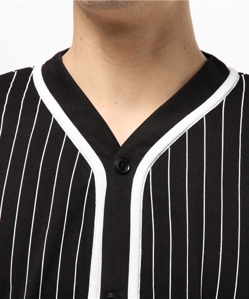 WEGO(ウィゴー)の「WEGO/カットベースボールシャツ(シャツ/ブラウス・メンズ・ホワイト系その他/レッド/ブラック/ブラック系その他/その他1/ネイビー/ホワイト/グリーン・LARGE/MEDIUM)」の11枚目の写真