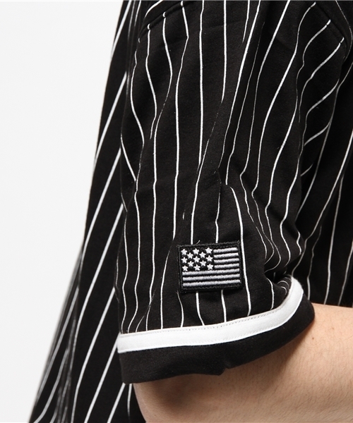 WEGO(ウィゴー)の「WEGO/カットベースボールシャツ(シャツ/ブラウス・メンズ・ホワイト系その他/レッド/ブラック/ブラック系その他/その他1/ネイビー/ホワイト/グリーン・LARGE/MEDIUM)」の12枚目の写真