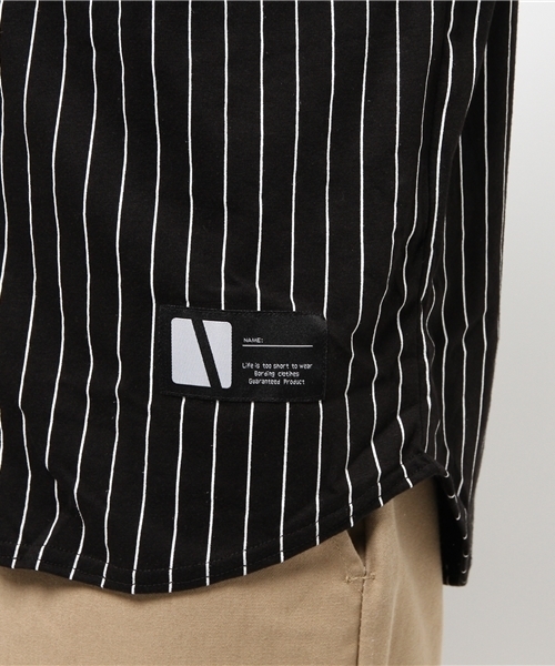 WEGO(ウィゴー)の「WEGO/カットベースボールシャツ(シャツ/ブラウス・メンズ・ホワイト系その他/レッド/ブラック/ブラック系その他/その他1/ネイビー/ホワイト/グリーン・LARGE/MEDIUM)」の13枚目の写真