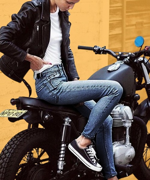 ROOPTOKYO(ループトウキョウ)の「RES DENIM/レスデニム KITTY SKINNY スキニーパンツ インディゴブルー ストレッチ(デニムパンツ・レディース・インディゴブルー・25inch/26inch)」の1枚目の写真