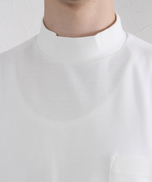 GLOBAL WORK（グローバルワーク）の「サカリバモックネック長袖Ｔ/725243 （Tシャツ/カットソー・メンズ・ネイビー/グレー/ホワイト・MEDIUM/LARGE/X-LARGE/SMALL）」の7枚目の写真