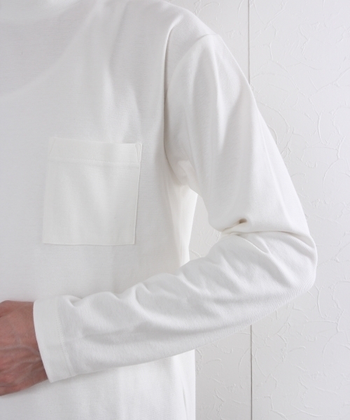 GLOBAL WORK（グローバルワーク）の「サカリバモックネック長袖Ｔ/725243 （Tシャツ/カットソー・メンズ・ネイビー/グレー/ホワイト・MEDIUM/LARGE/X-LARGE/SMALL）」の9枚目の写真