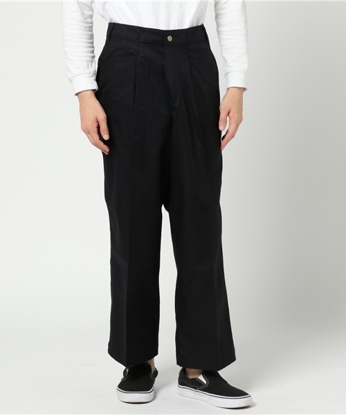 BEN DAVIS MARKET STREET（ベンデイビスマーケットストリート）の「BEN DAVIS MARKET STREET WAIST TACK PANTS 別注モデル -made in japan-（チノパンツ・メンズ・ネイビー/ブラック/カーキ/ベージュ・34inch/30inch/32inch）」の7枚目の写真