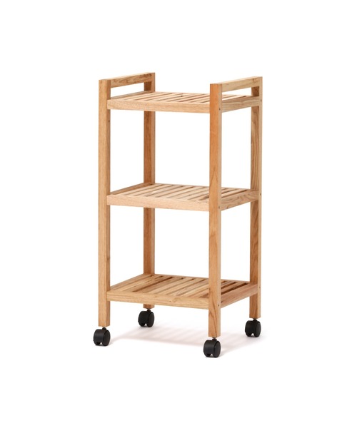 Francfranc(フランフラン)の「【W350xH720】ミン ワゴン ナチュラル(家具・レディース・ナチュラル・FREE)」の2枚目の写真