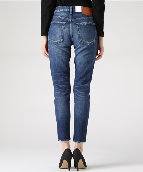 MOUSSY（マウジー）の「iSKO COMFORT Madeline SKINNY（デニムパンツ・レディース・ブルー・24inch/23inch/26inch/27inch/25inch）」の4枚目の写真