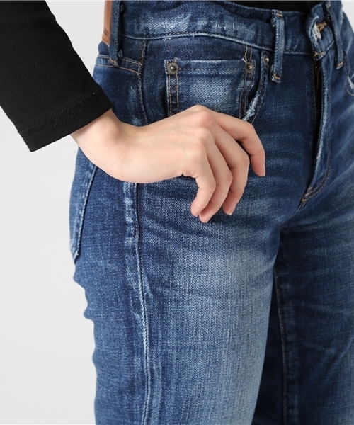 MOUSSY（マウジー）の「iSKO COMFORT Madeline SKINNY（デニムパンツ・レディース・ブルー・24inch/23inch/26inch/27inch/25inch）」の7枚目の写真