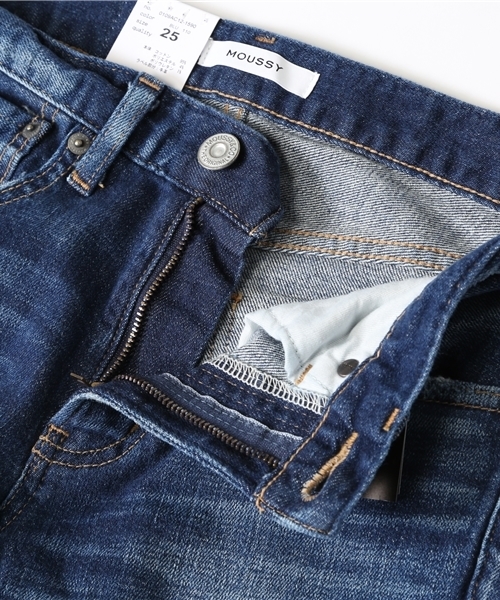 MOUSSY（マウジー）の「iSKO COMFORT Madeline SKINNY（デニムパンツ・レディース・ブルー・24inch/23inch/26inch/27inch/25inch）」の10枚目の写真