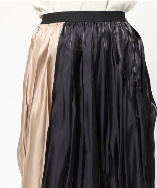 PEGGY LANA(ペギーラナ)の「グロッシーサテンプリーツSK(スカート・レディース・ベージュ・FREE)」の5枚目の写真